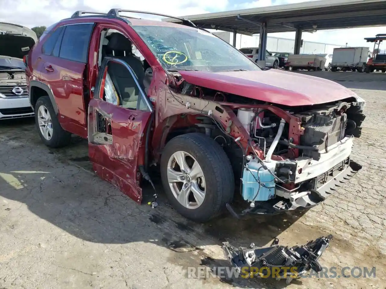 9 Photograph of a damaged car JTMMWRFV1KD500509 TOYOTA RAV4 2019