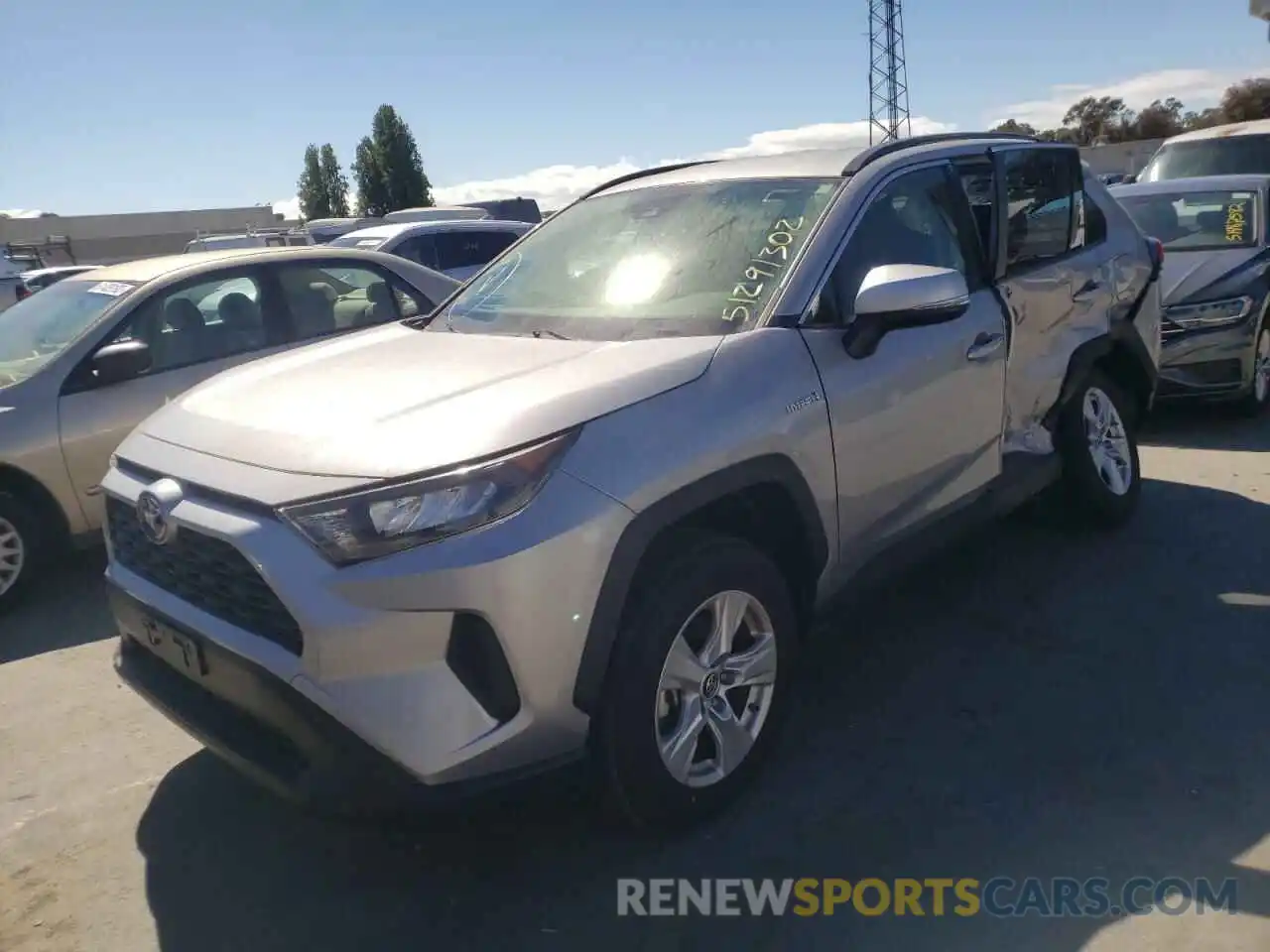 2 Photograph of a damaged car JTMMWRFV1KD514636 TOYOTA RAV4 2019