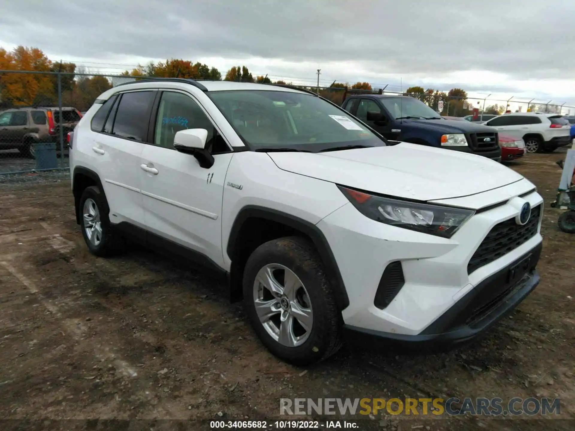 1 Фотография поврежденного автомобиля JTMMWRFV1KJ005129 TOYOTA RAV4 2019