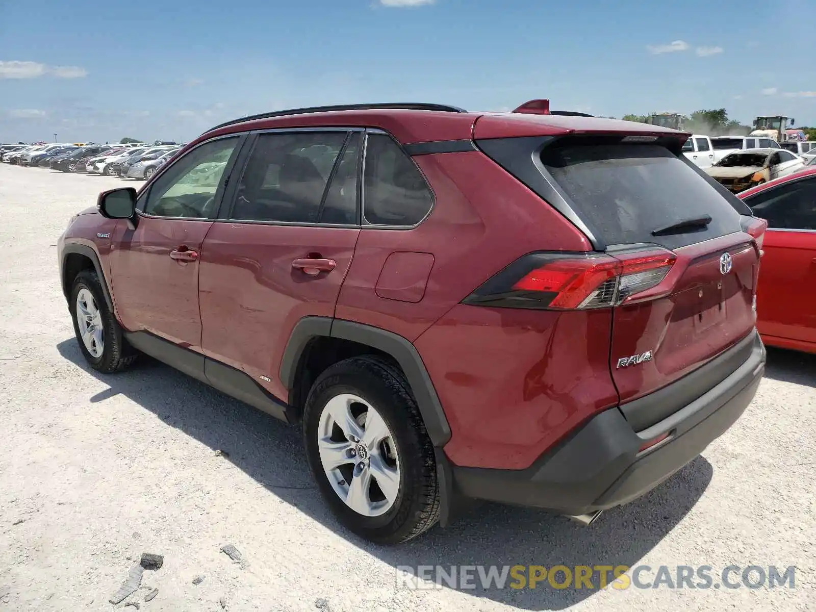 3 Photograph of a damaged car JTMMWRFV2KD007809 TOYOTA RAV4 2019