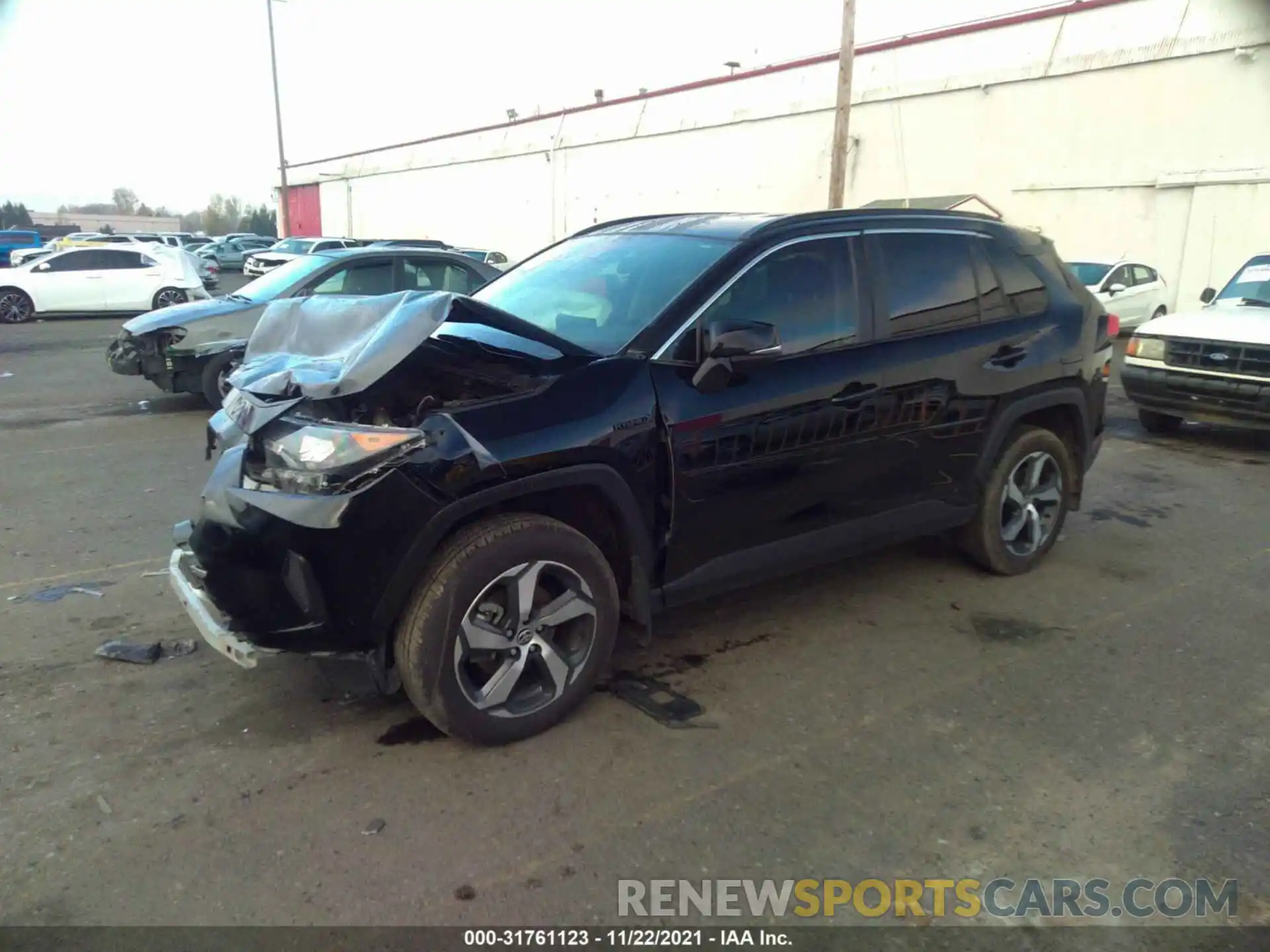 2 Фотография поврежденного автомобиля JTMMWRFV2KD013027 TOYOTA RAV4 2019