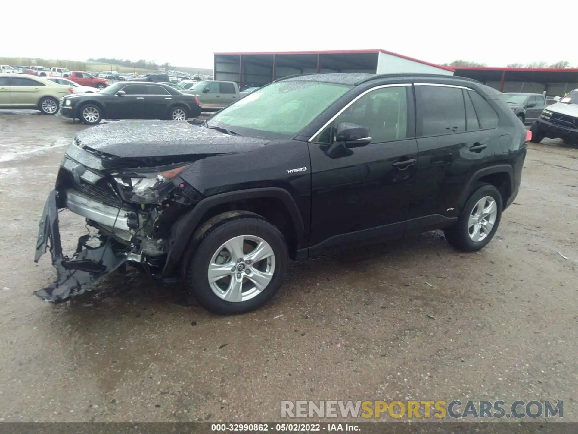 2 Фотография поврежденного автомобиля JTMMWRFV2KD013691 TOYOTA RAV4 2019