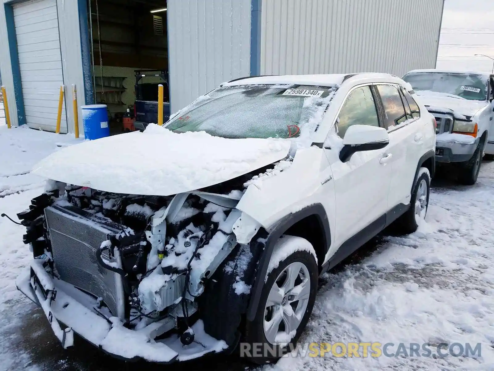 2 Photograph of a damaged car JTMMWRFV2KD014193 TOYOTA RAV4 2019