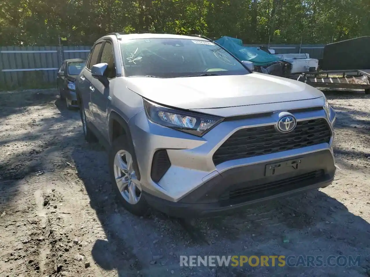 1 Photograph of a damaged car JTMMWRFV2KD502589 TOYOTA RAV4 2019