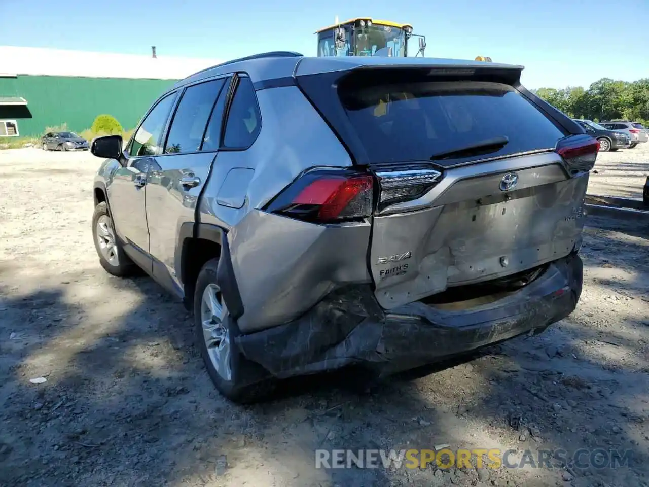 3 Photograph of a damaged car JTMMWRFV2KD502589 TOYOTA RAV4 2019