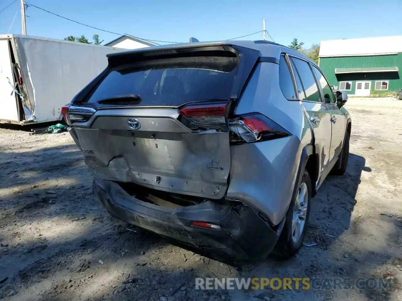 4 Photograph of a damaged car JTMMWRFV2KD502589 TOYOTA RAV4 2019