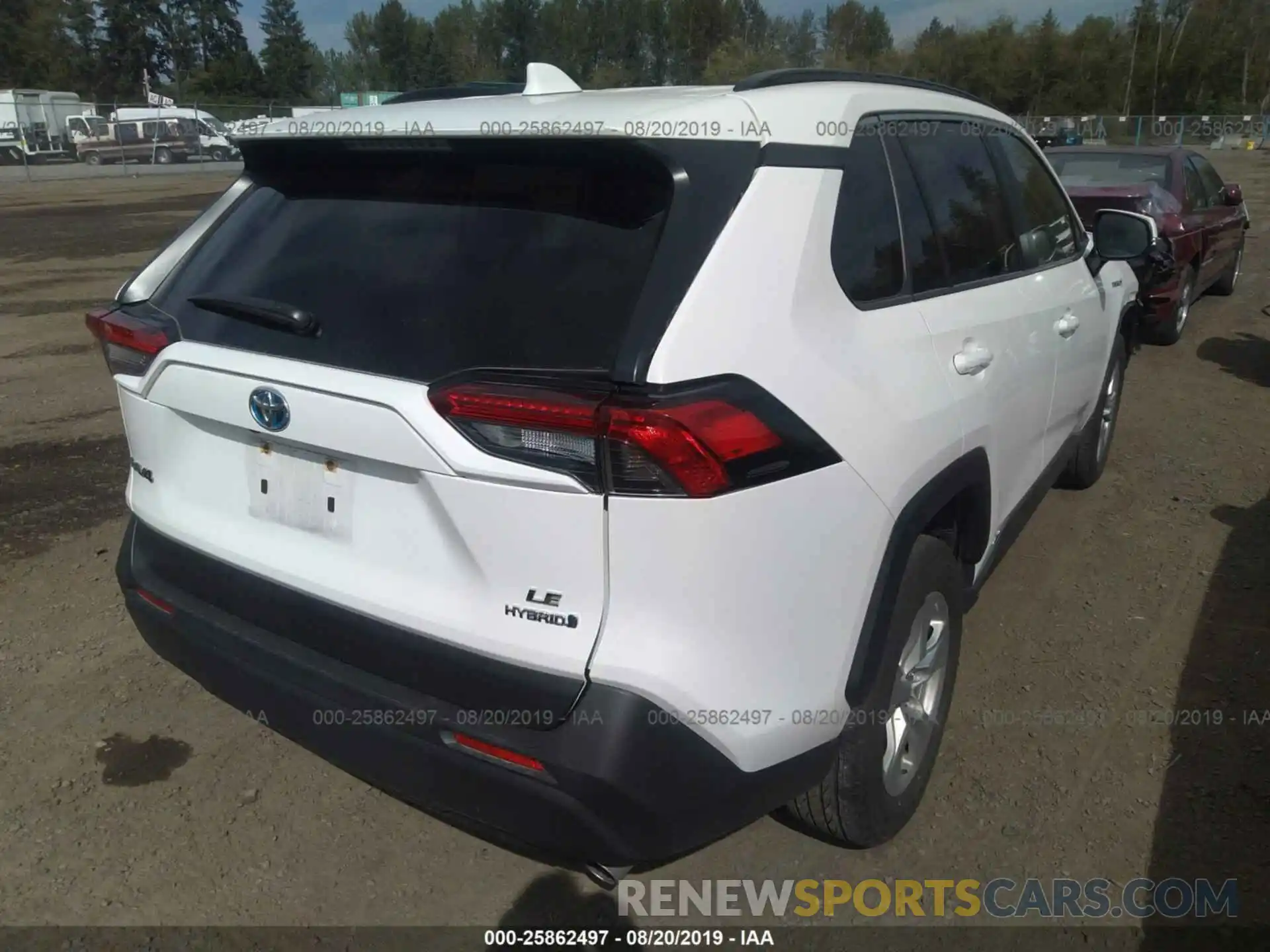 4 Photograph of a damaged car JTMMWRFV3KD003168 TOYOTA RAV4 2019