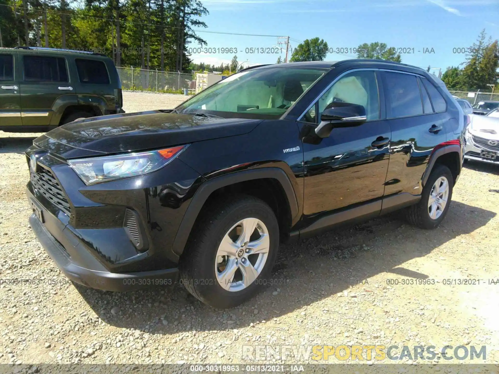 2 Photograph of a damaged car JTMMWRFV3KD006216 TOYOTA RAV4 2019