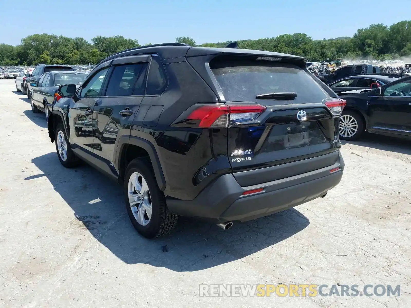 3 Photograph of a damaged car JTMMWRFV3KD027342 TOYOTA RAV4 2019