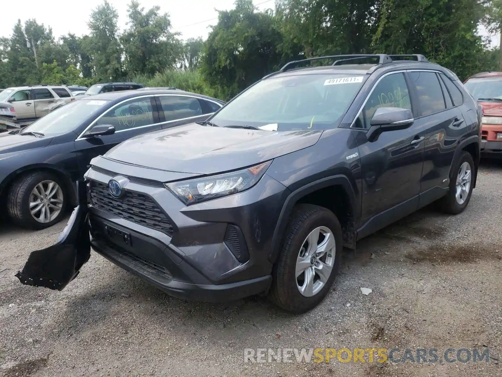 2 Photograph of a damaged car JTMMWRFV3KD514041 TOYOTA RAV4 2019