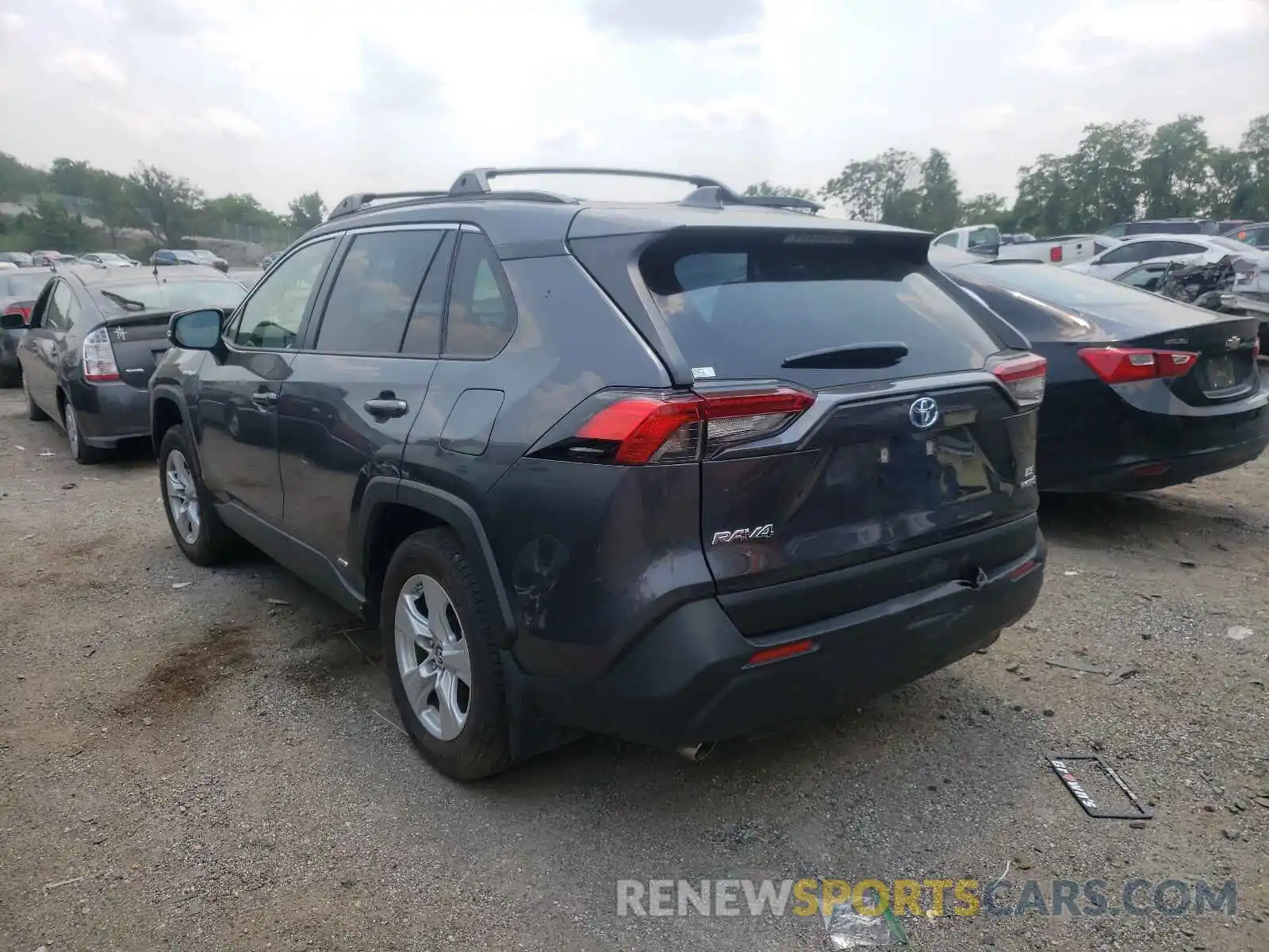 3 Photograph of a damaged car JTMMWRFV3KD514041 TOYOTA RAV4 2019