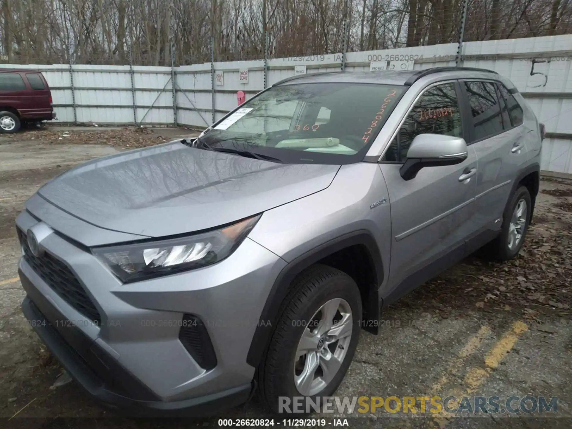 2 Фотография поврежденного автомобиля JTMMWRFV3KD519434 TOYOTA RAV4 2019