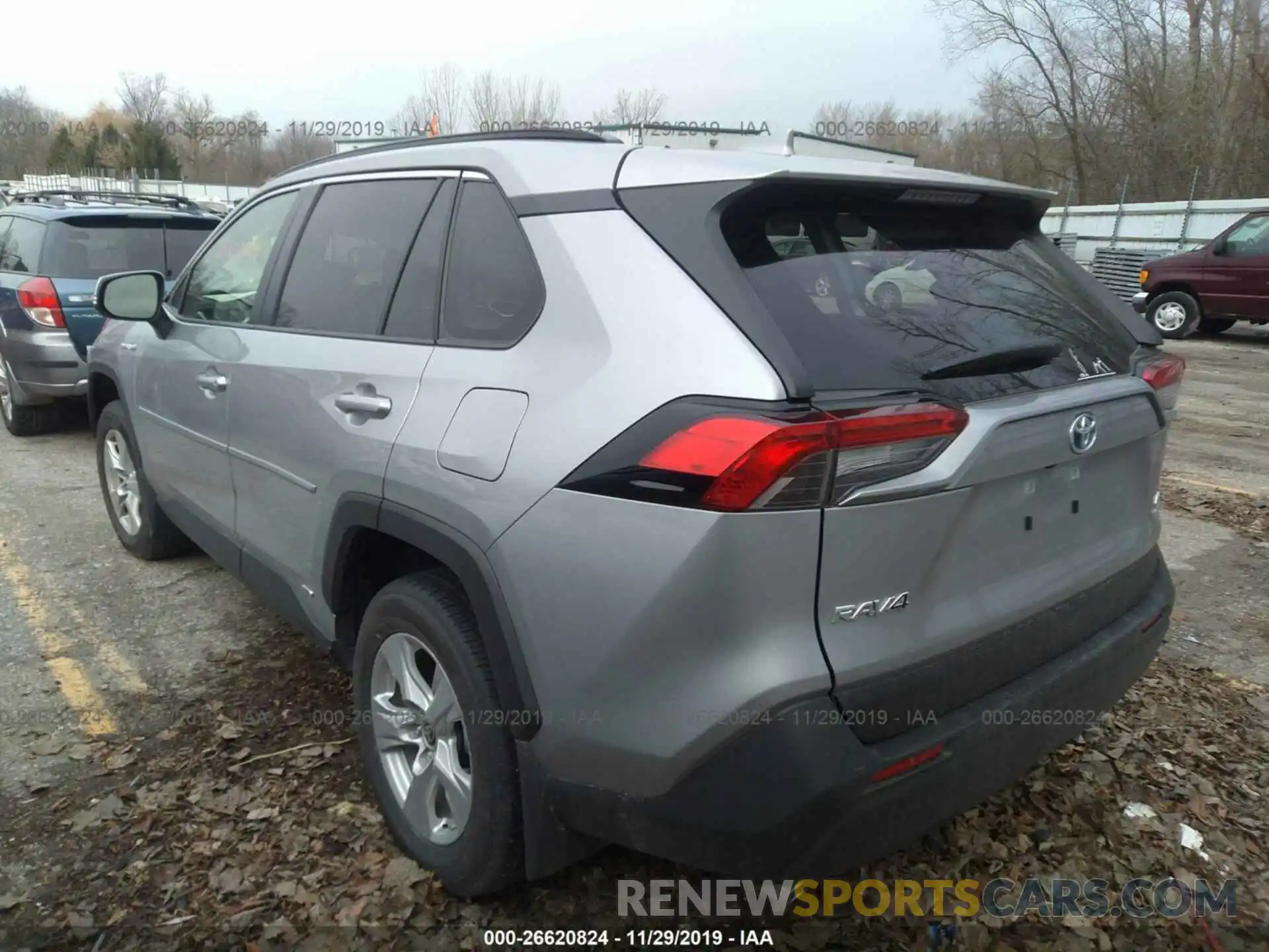 3 Фотография поврежденного автомобиля JTMMWRFV3KD519434 TOYOTA RAV4 2019