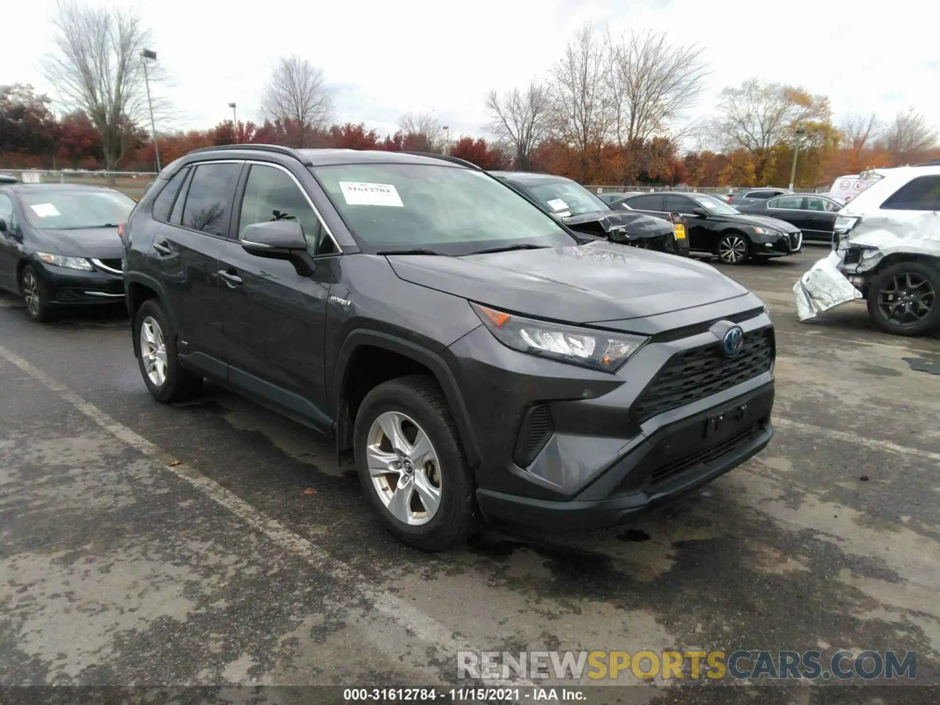 1 Photograph of a damaged car JTMMWRFV3KJ006136 TOYOTA RAV4 2019