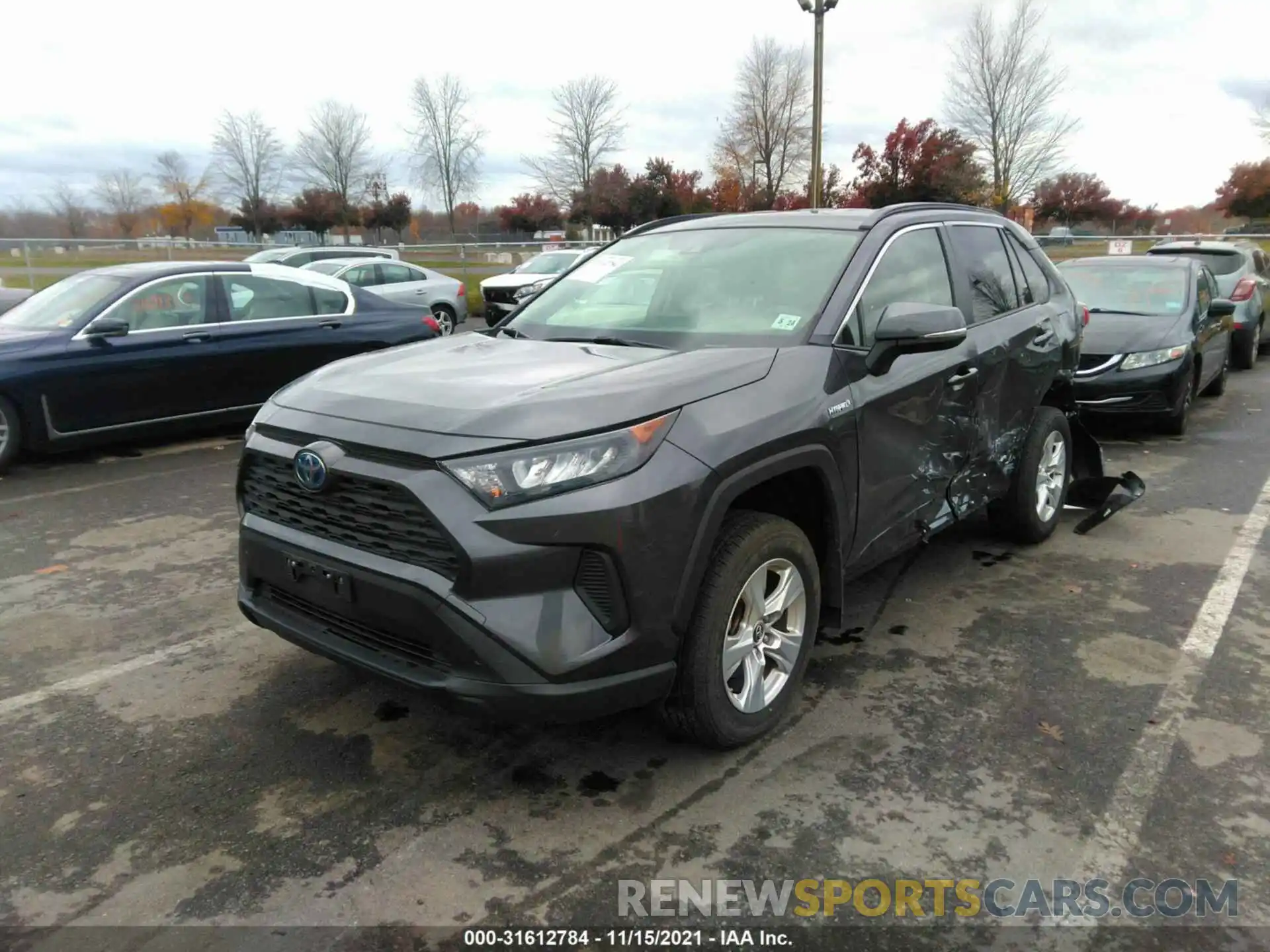 2 Photograph of a damaged car JTMMWRFV3KJ006136 TOYOTA RAV4 2019