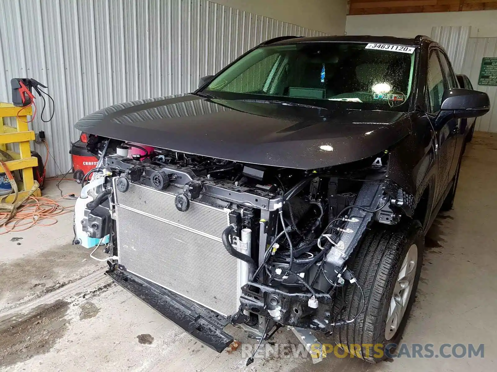 2 Фотография поврежденного автомобиля JTMMWRFV4KD012476 TOYOTA RAV4 2019