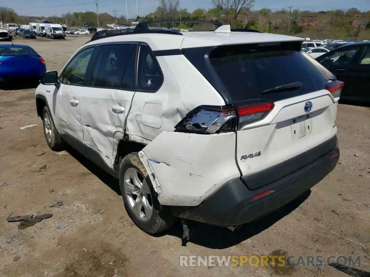 3 Photograph of a damaged car JTMMWRFV4KD014759 TOYOTA RAV4 2019