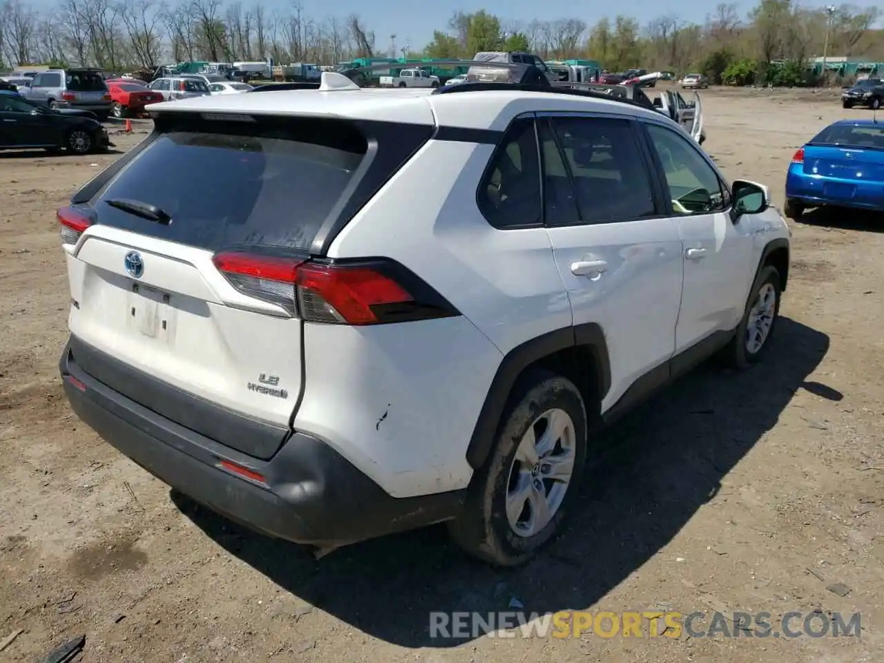 4 Photograph of a damaged car JTMMWRFV4KD014759 TOYOTA RAV4 2019