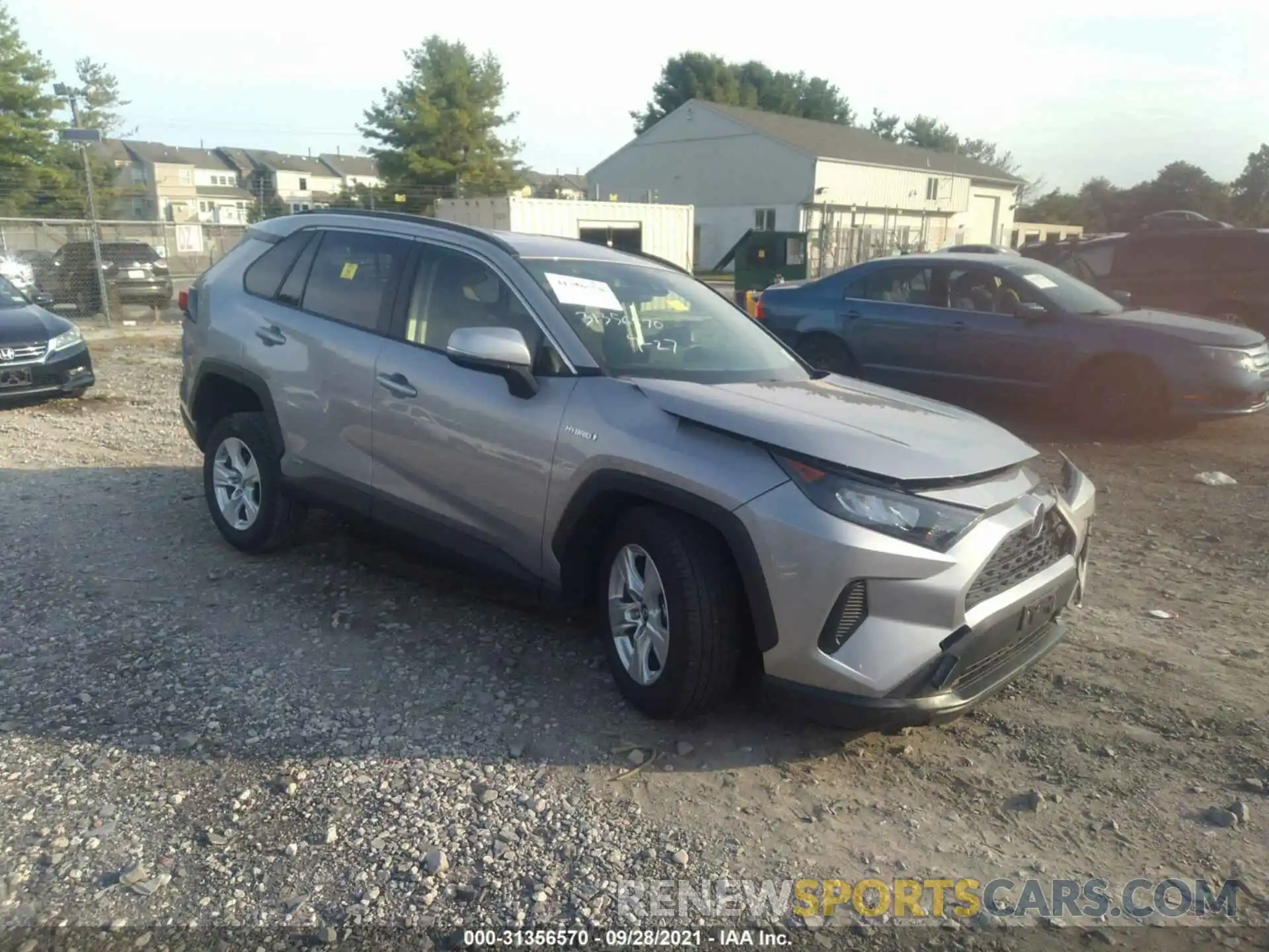 1 Photograph of a damaged car JTMMWRFV4KD015443 TOYOTA RAV4 2019