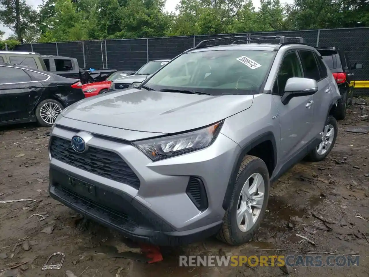 2 Фотография поврежденного автомобиля JTMMWRFV4KD020660 TOYOTA RAV4 2019