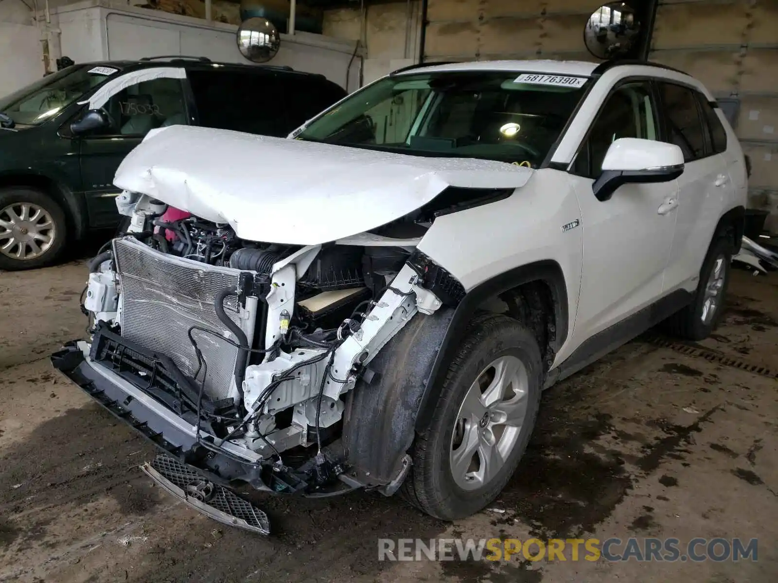 2 Photograph of a damaged car JTMMWRFV4KD022442 TOYOTA RAV4 2019