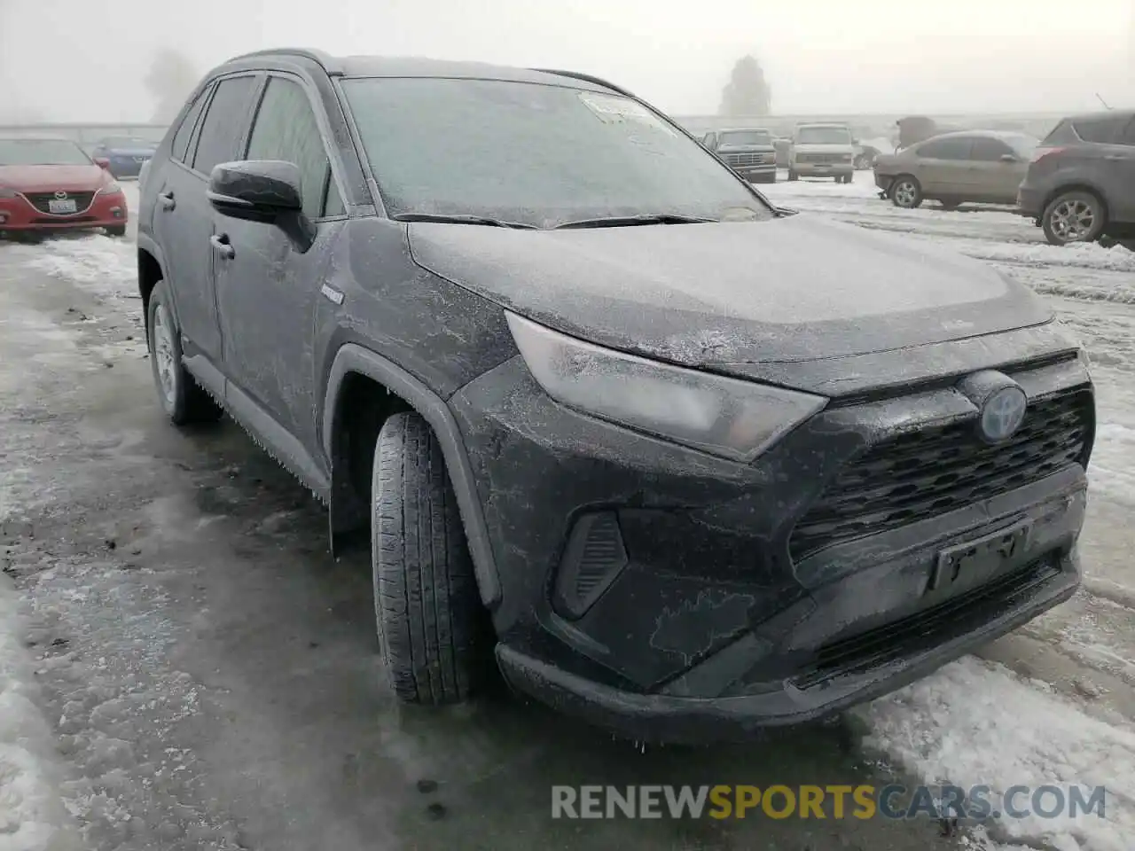 1 Photograph of a damaged car JTMMWRFV4KD026264 TOYOTA RAV4 2019