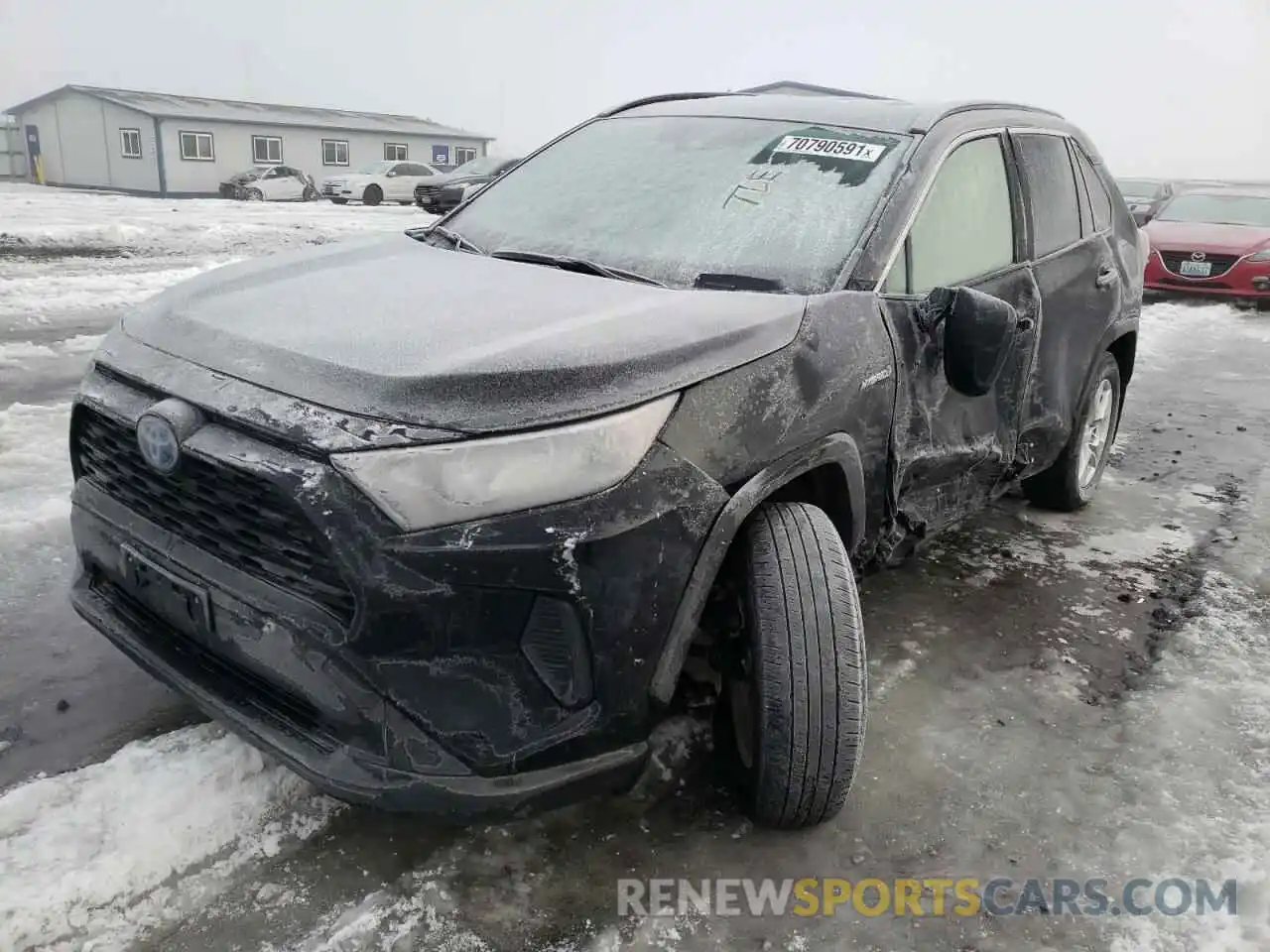 2 Фотография поврежденного автомобиля JTMMWRFV4KD026264 TOYOTA RAV4 2019