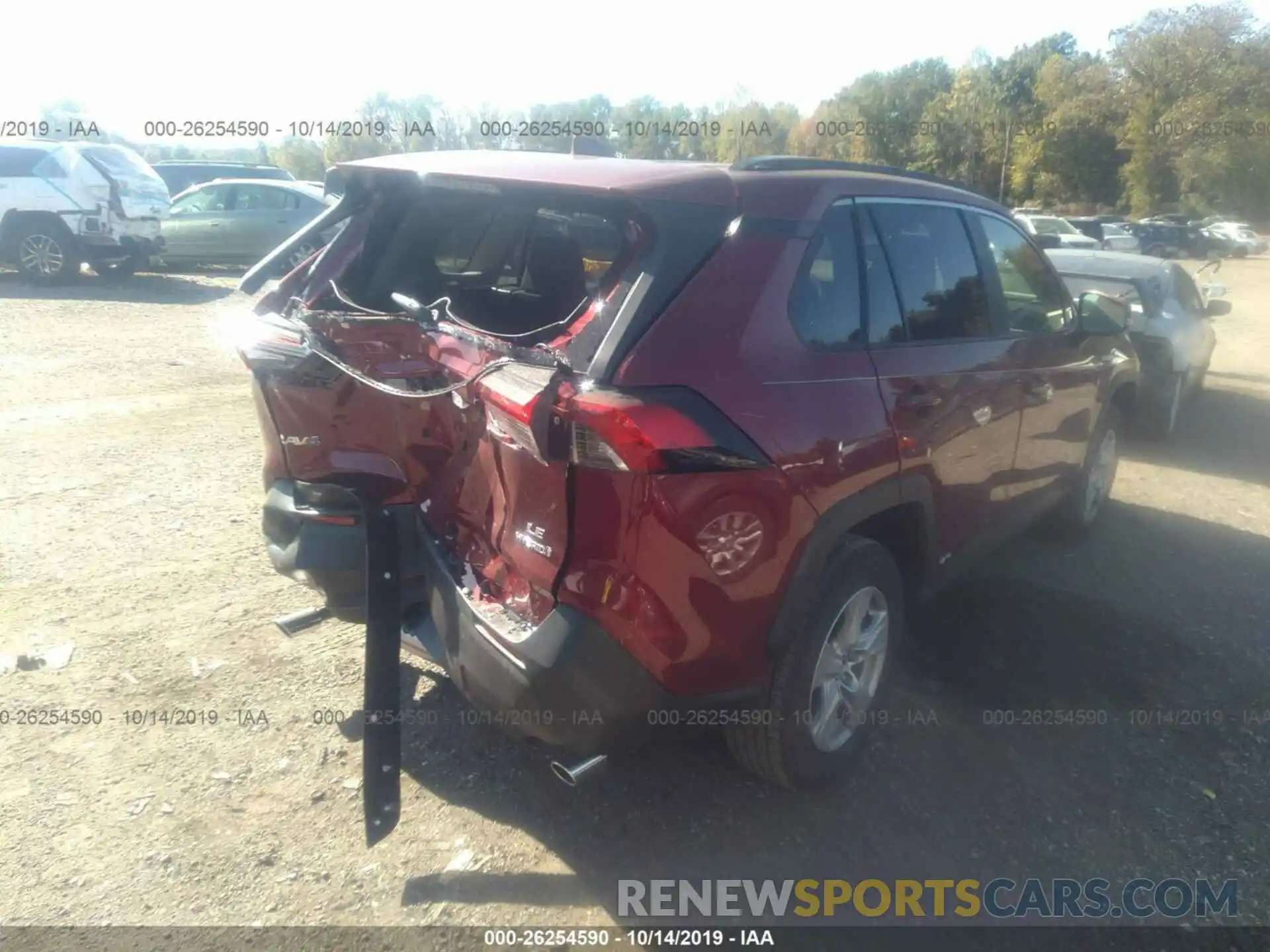 4 Photograph of a damaged car JTMMWRFV4KD027365 TOYOTA RAV4 2019