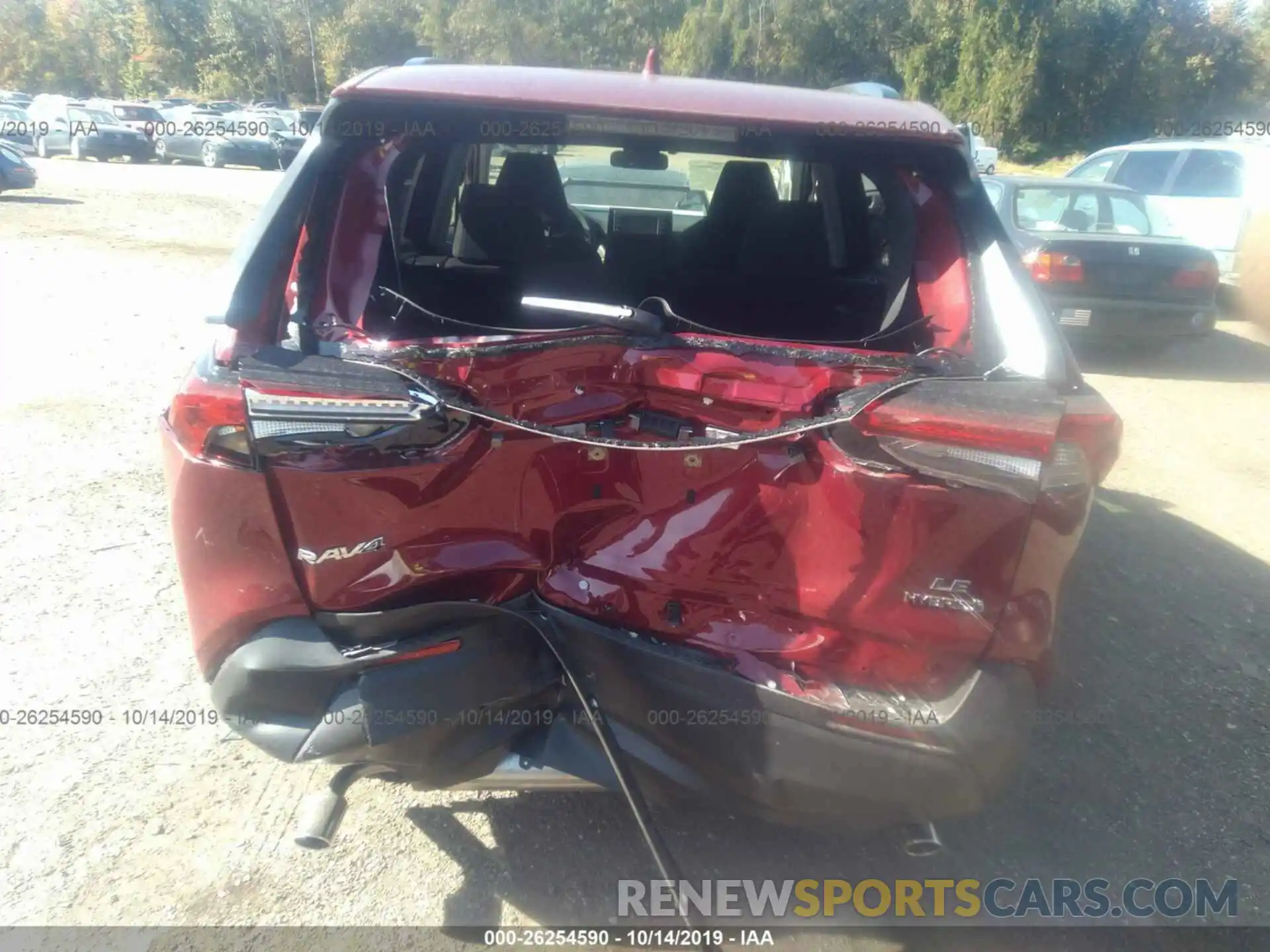 6 Photograph of a damaged car JTMMWRFV4KD027365 TOYOTA RAV4 2019