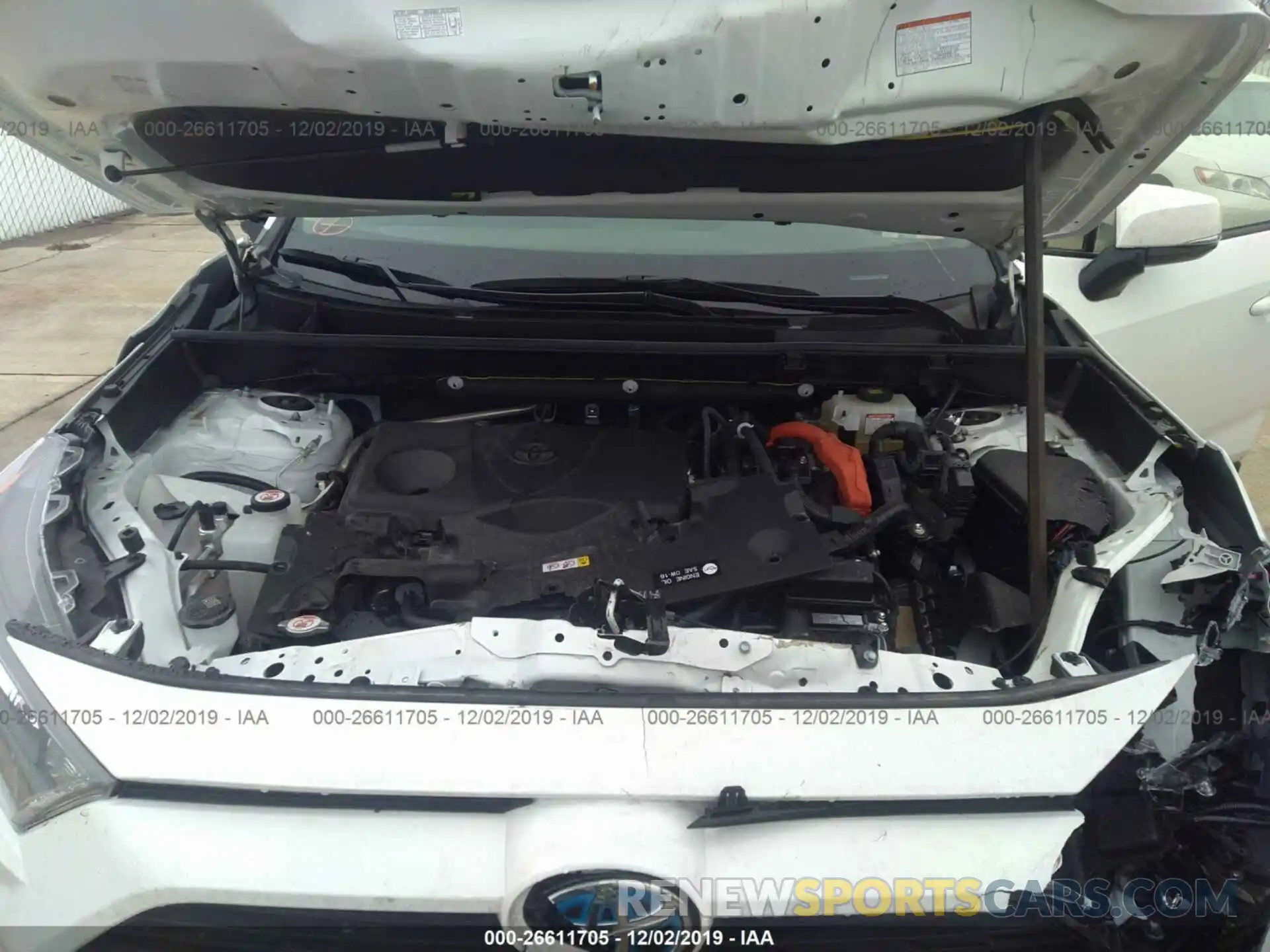 10 Photograph of a damaged car JTMMWRFV4KD500312 TOYOTA RAV4 2019