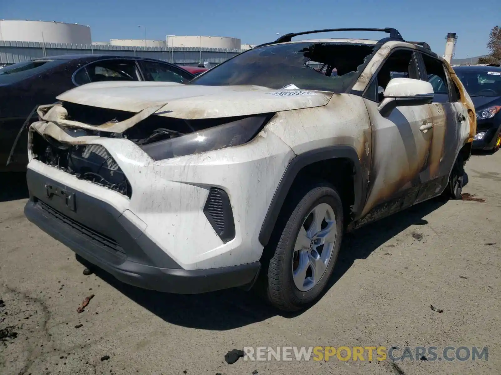 2 Photograph of a damaged car JTMMWRFV4KD506045 TOYOTA RAV4 2019