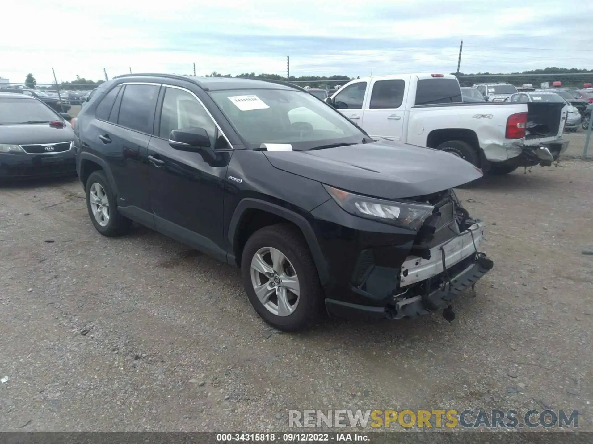 1 Фотография поврежденного автомобиля JTMMWRFV5KD005651 TOYOTA RAV4 2019