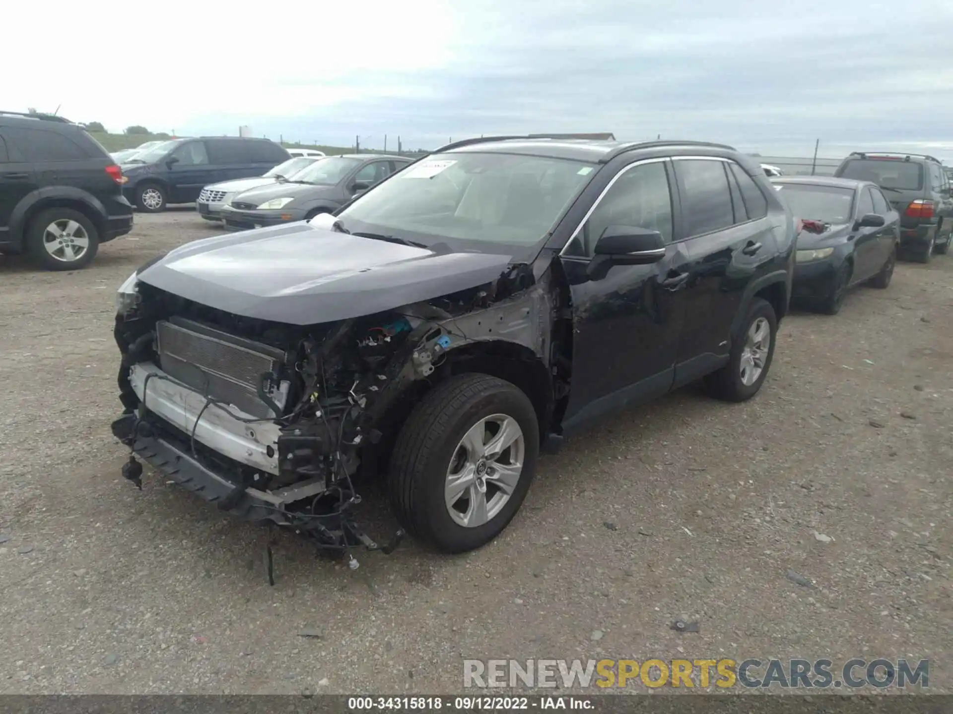 2 Фотография поврежденного автомобиля JTMMWRFV5KD005651 TOYOTA RAV4 2019