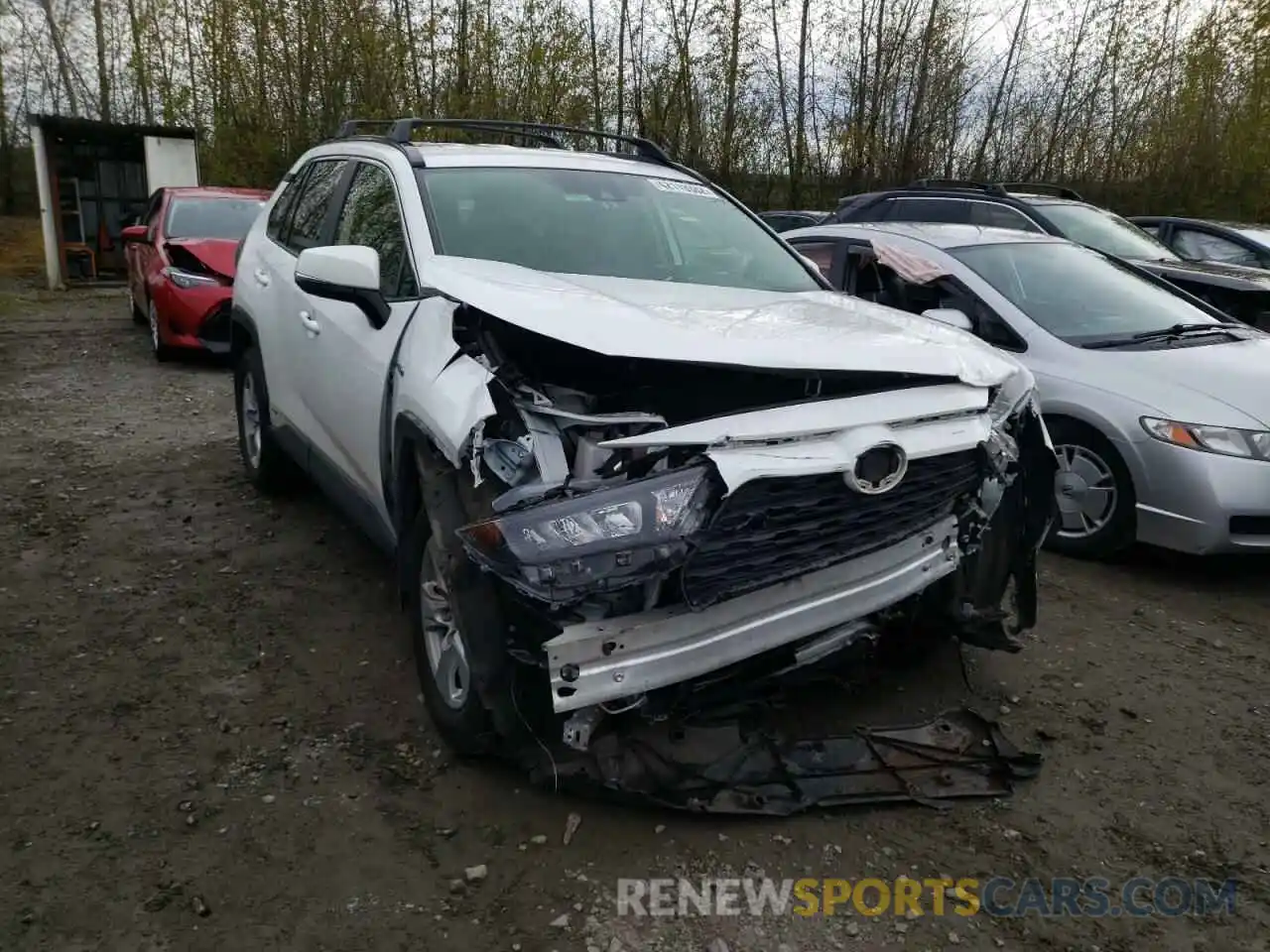 1 Photograph of a damaged car JTMMWRFV5KD011577 TOYOTA RAV4 2019