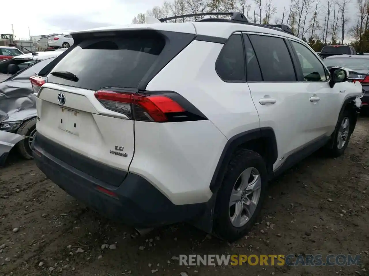 4 Фотография поврежденного автомобиля JTMMWRFV5KD011577 TOYOTA RAV4 2019