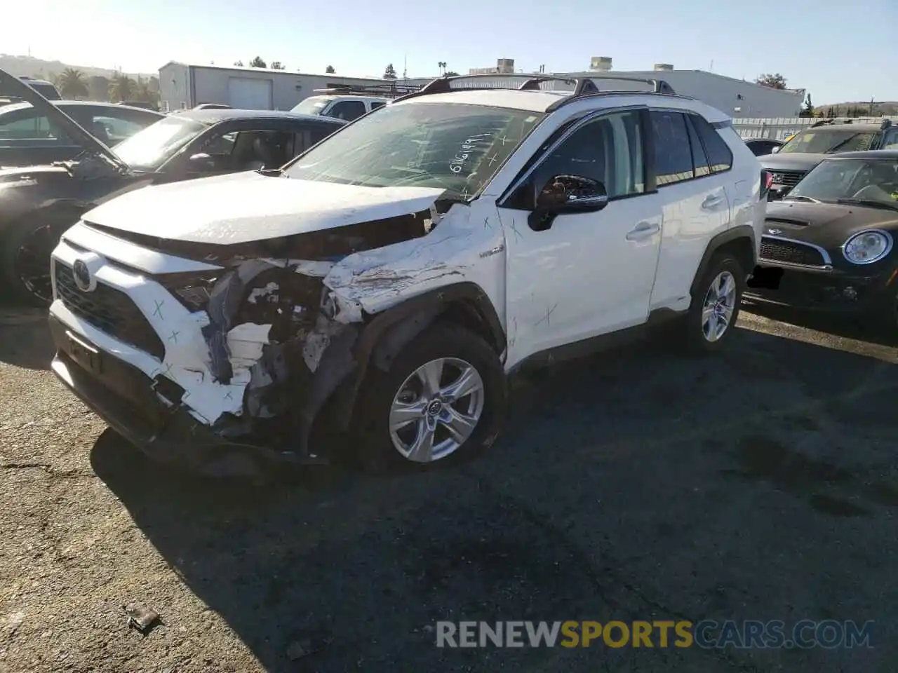 2 Photograph of a damaged car JTMMWRFV5KD024393 TOYOTA RAV4 2019