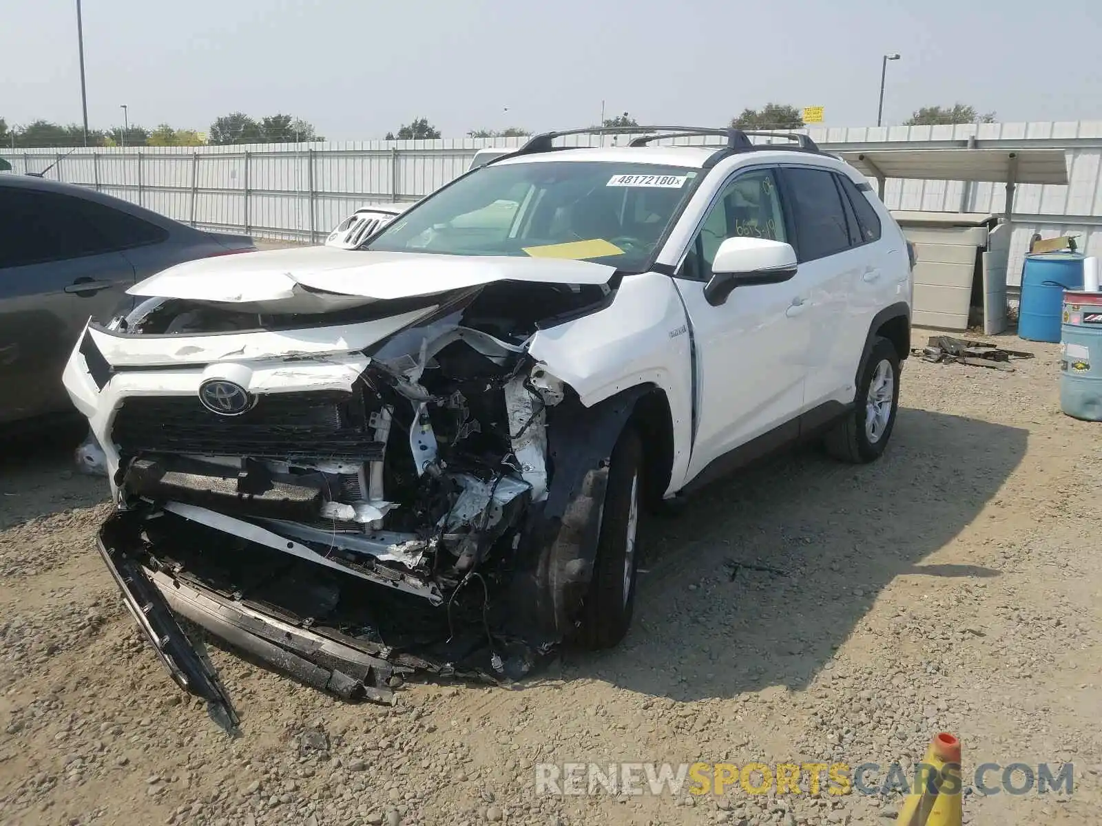 2 Photograph of a damaged car JTMMWRFV5KD030890 TOYOTA RAV4 2019