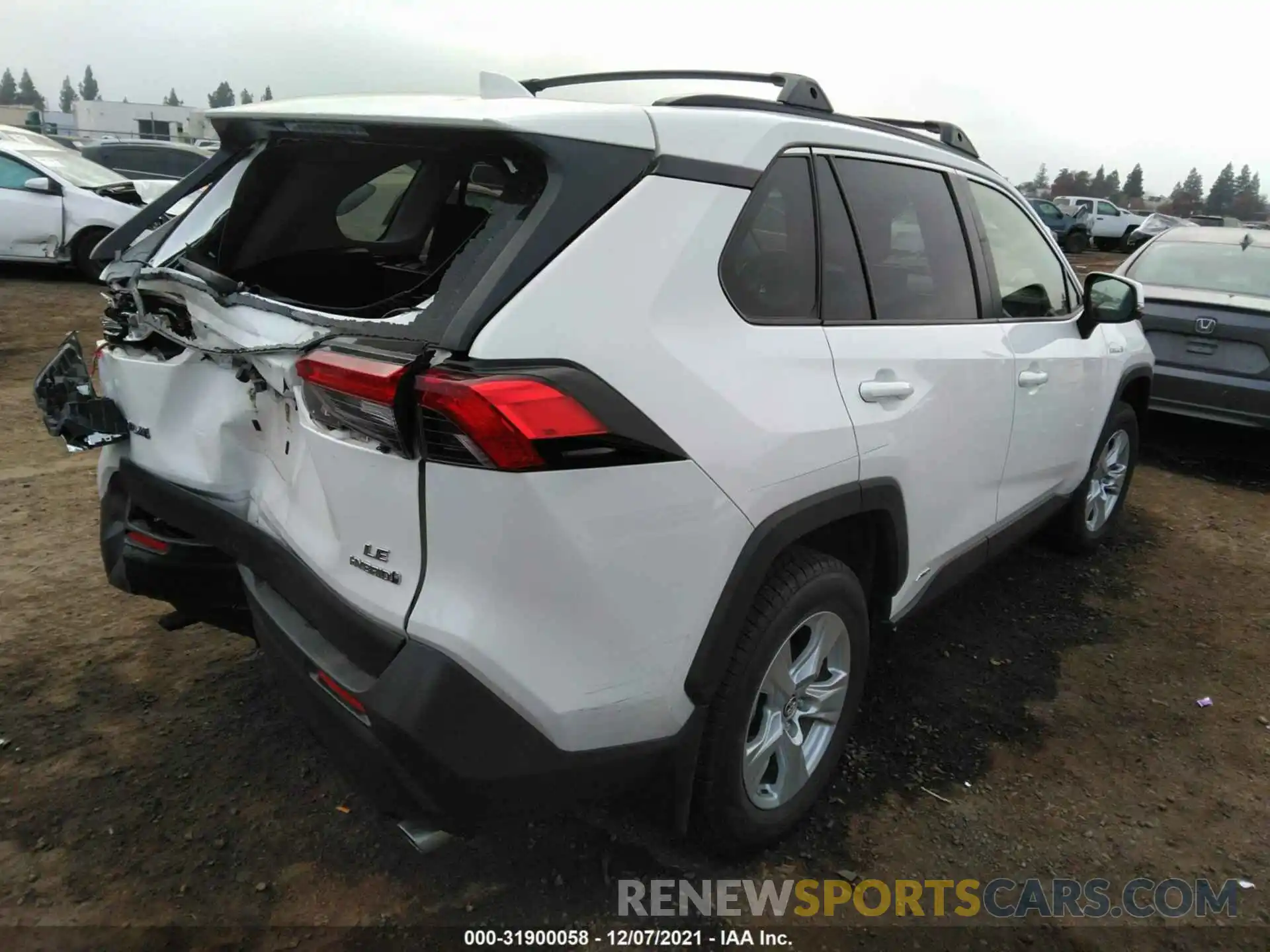 4 Фотография поврежденного автомобиля JTMMWRFV5KD512582 TOYOTA RAV4 2019