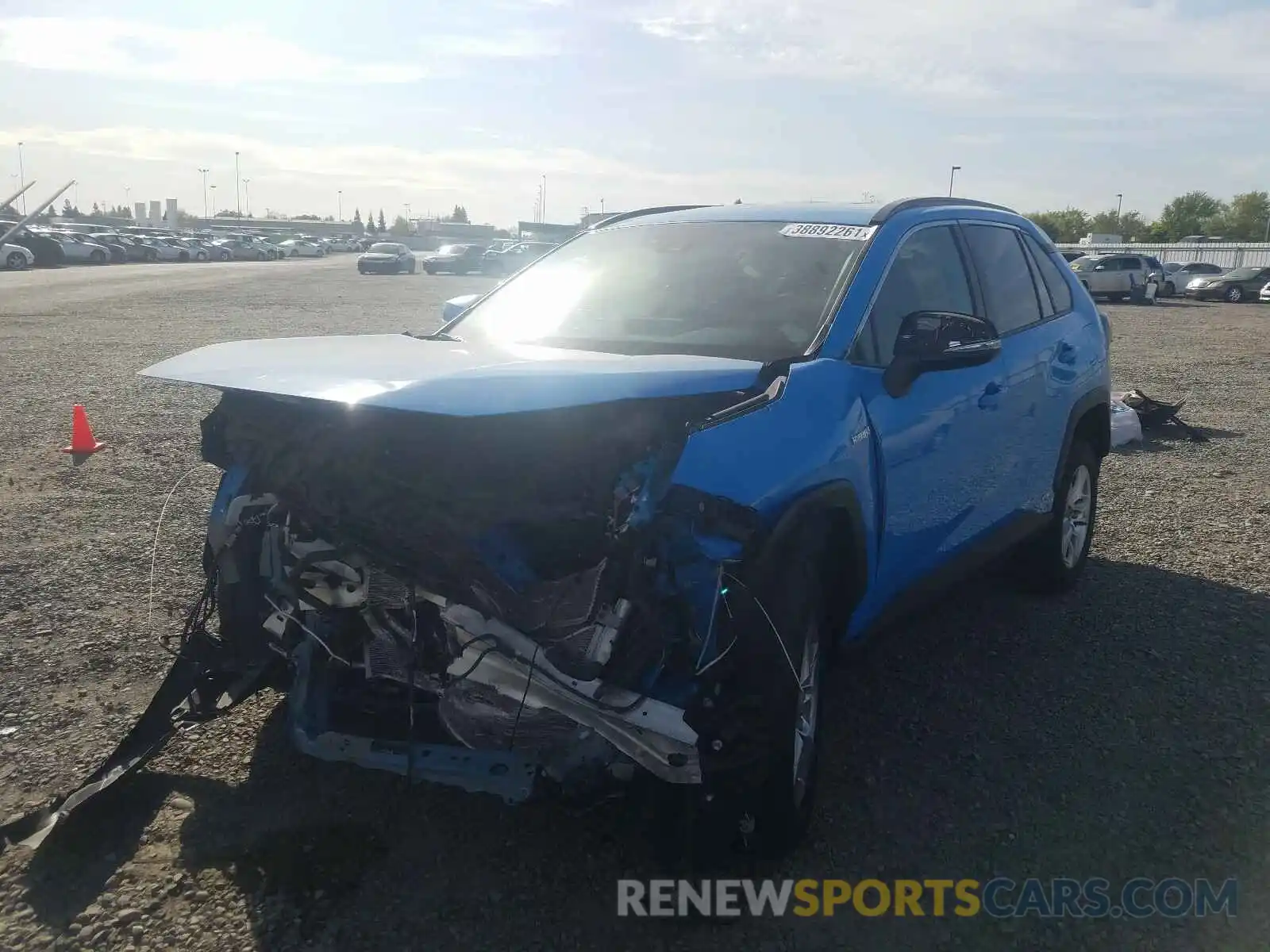 2 Photograph of a damaged car JTMMWRFV5KJ006333 TOYOTA RAV4 2019