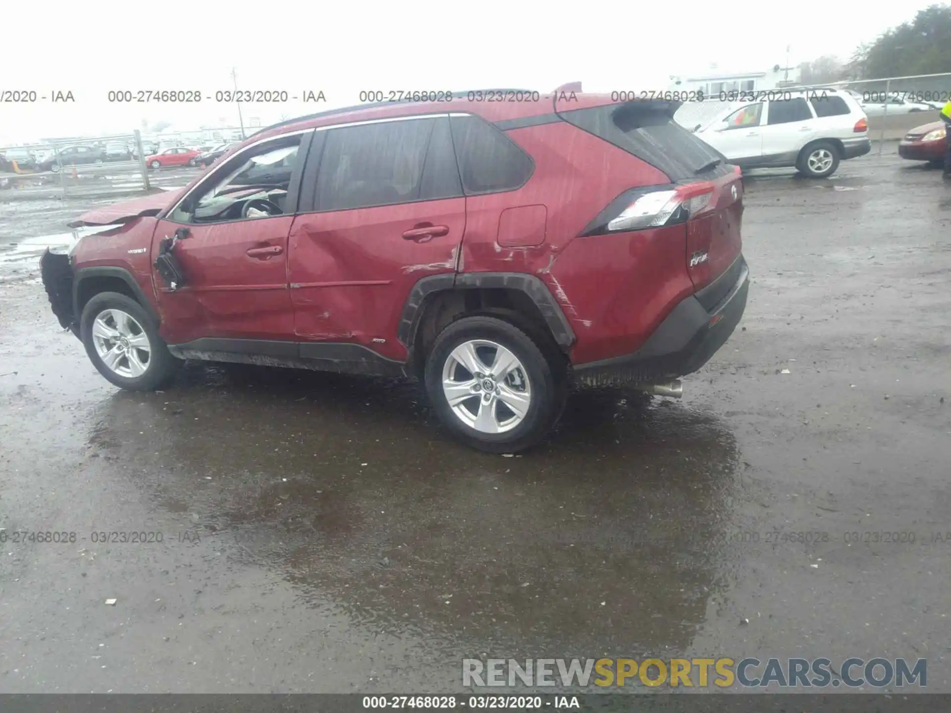 3 Фотография поврежденного автомобиля JTMMWRFV6KD009966 TOYOTA RAV4 2019