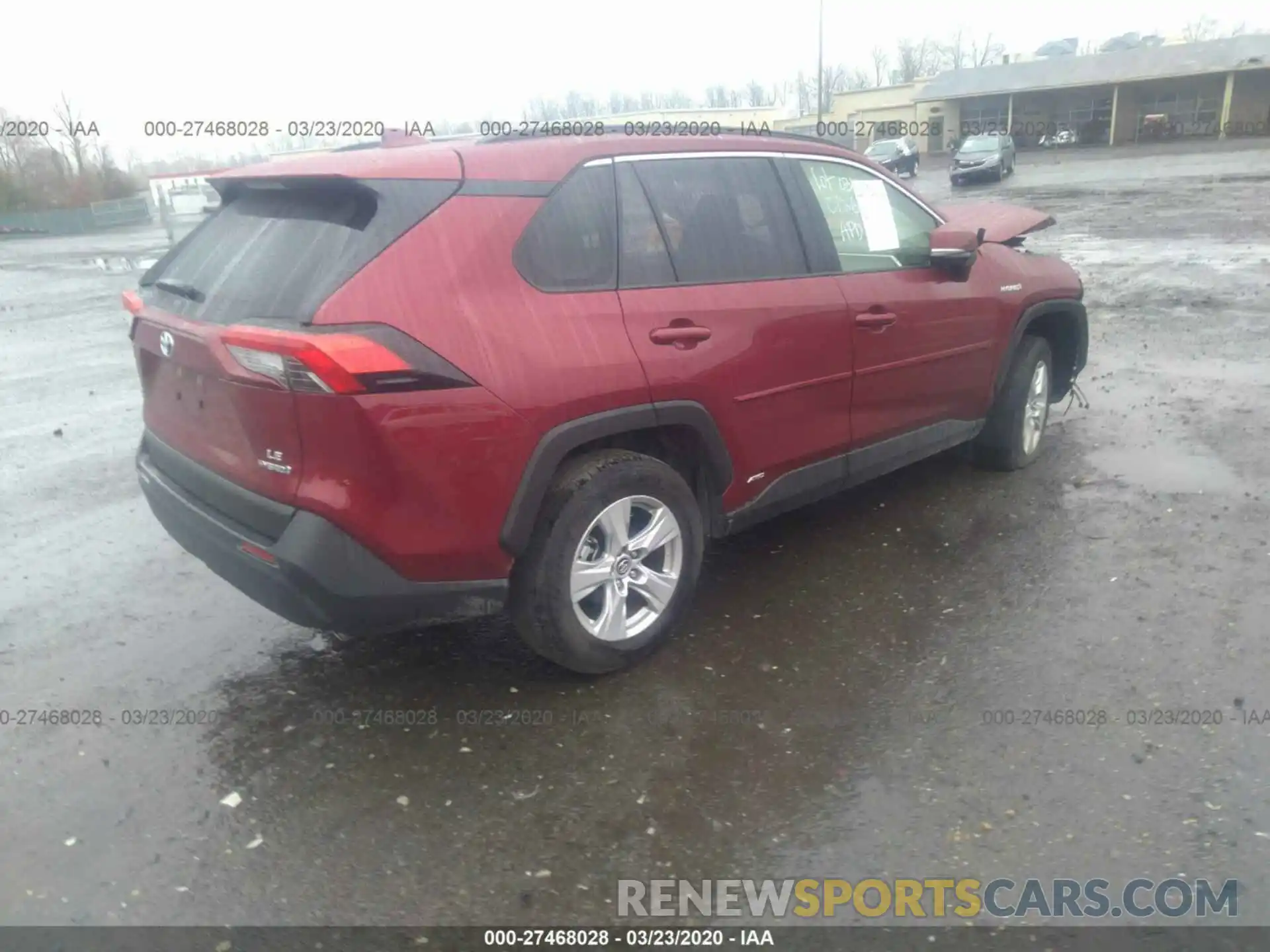 4 Фотография поврежденного автомобиля JTMMWRFV6KD009966 TOYOTA RAV4 2019