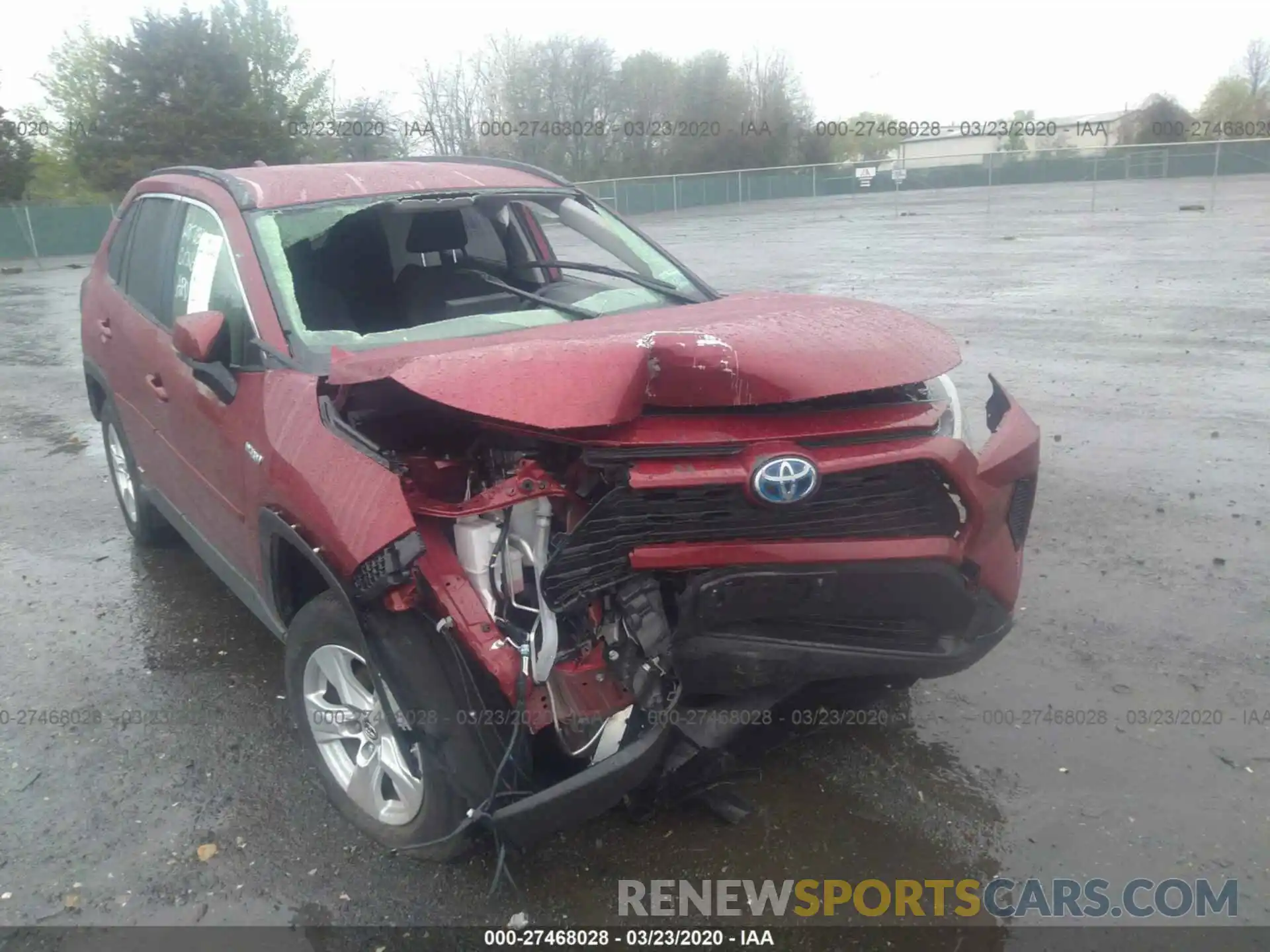 6 Photograph of a damaged car JTMMWRFV6KD009966 TOYOTA RAV4 2019