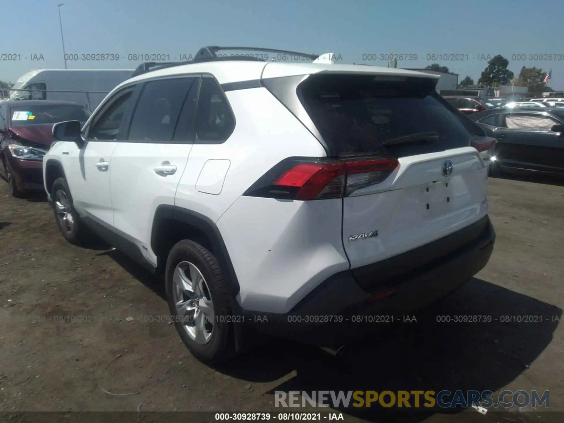 3 Фотография поврежденного автомобиля JTMMWRFV6KD027531 TOYOTA RAV4 2019