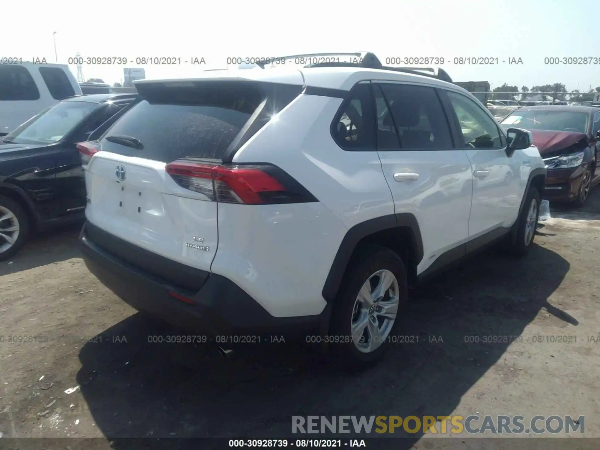 4 Фотография поврежденного автомобиля JTMMWRFV6KD027531 TOYOTA RAV4 2019