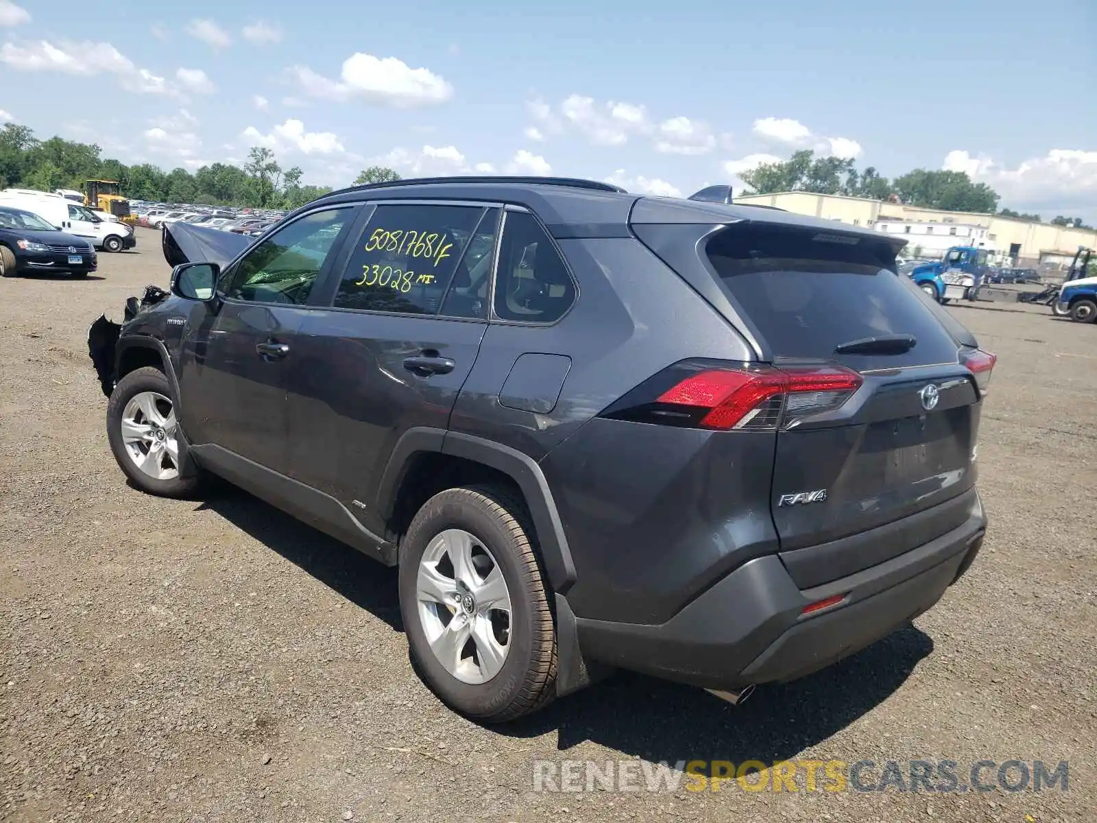 3 Photograph of a damaged car JTMMWRFV6KD033183 TOYOTA RAV4 2019