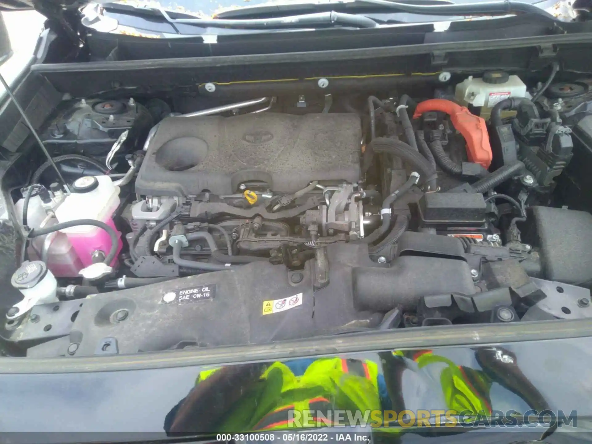 10 Фотография поврежденного автомобиля JTMMWRFV6KD040411 TOYOTA RAV4 2019