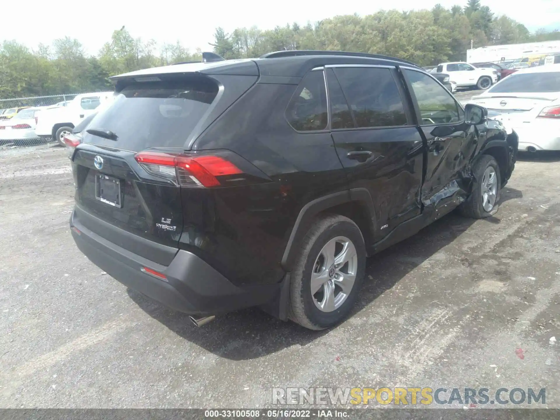 4 Photograph of a damaged car JTMMWRFV6KD040411 TOYOTA RAV4 2019