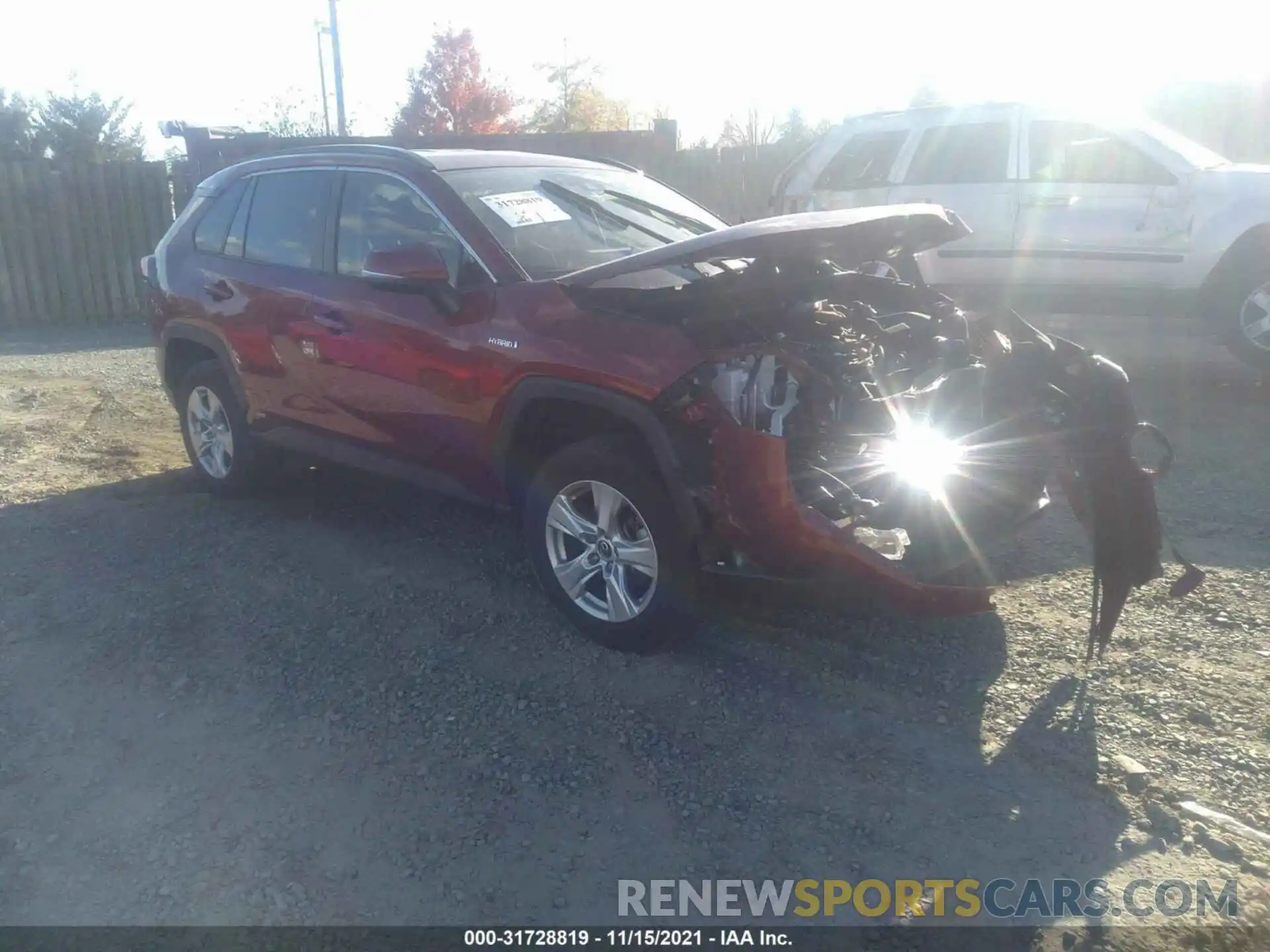 1 Photograph of a damaged car JTMMWRFV6KD515524 TOYOTA RAV4 2019