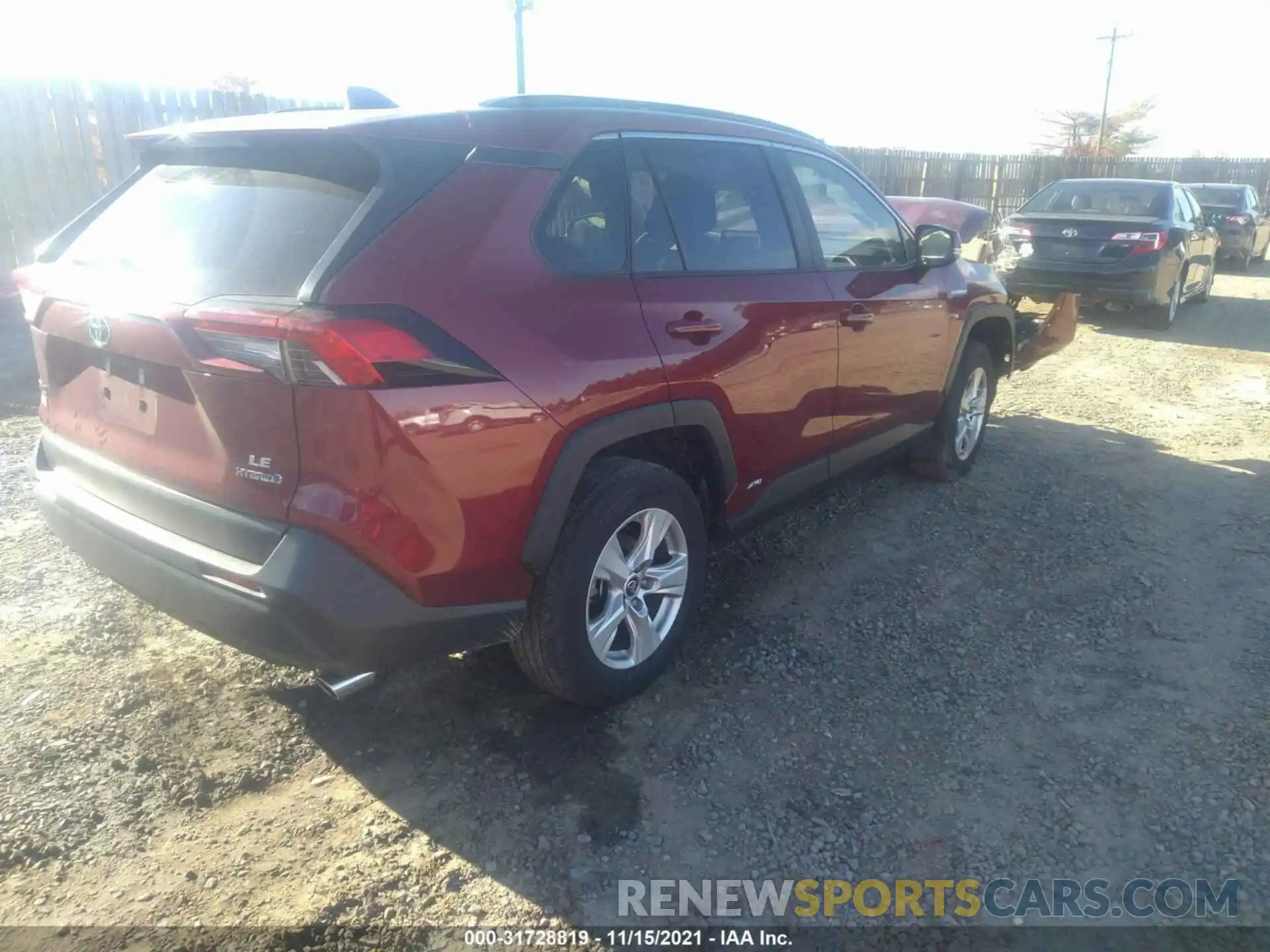 4 Photograph of a damaged car JTMMWRFV6KD515524 TOYOTA RAV4 2019