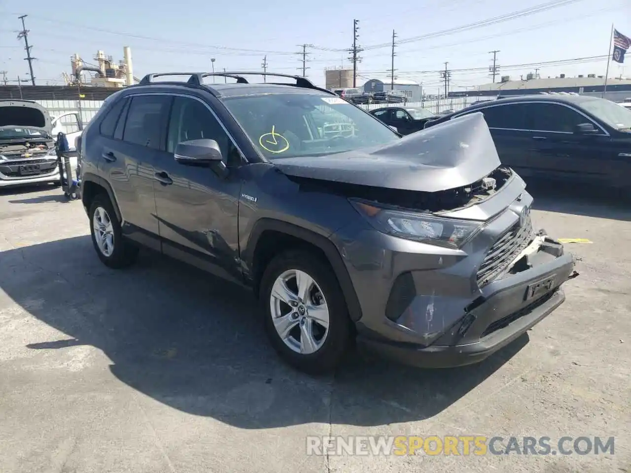 1 Photograph of a damaged car JTMMWRFV7KD003626 TOYOTA RAV4 2019